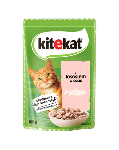 KITEKAT Somon in sos 85 g hrana pisici adulte