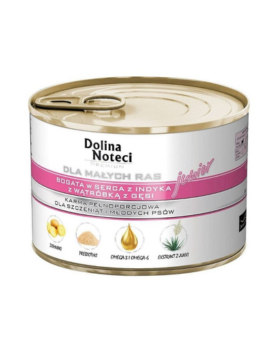 DOLINA NOTECI Premium Junior cu curcan și gâscă, pentru pui de talie mică 185g