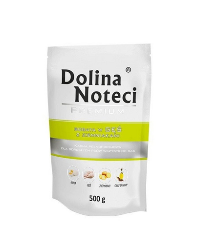 DOLINA NOTECI Premium Bogata in gasca si cartof 10x 500 g plicuri hrana caini