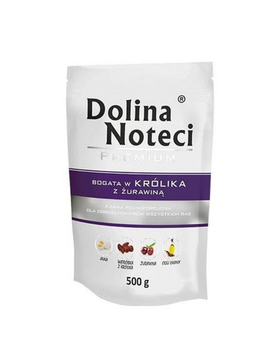 DOLINA NOTECI Premium Bogata in iepure si merisor 10 x 500 g hrana umeda pentru caini