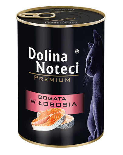 DOLINA NOTECI Premium conserva cu somon pentru pisica 400 g