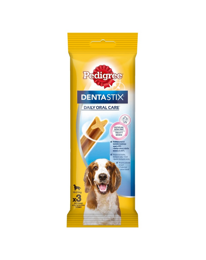 PEDIGREE DentaStix tratament dentar caini rase medii 3 buc - 77g