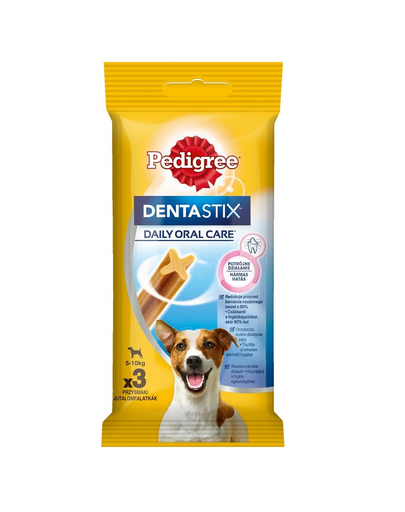 PEDIGREE DentaStix recompensa dentitie caini talie mica 3 buc - 45g