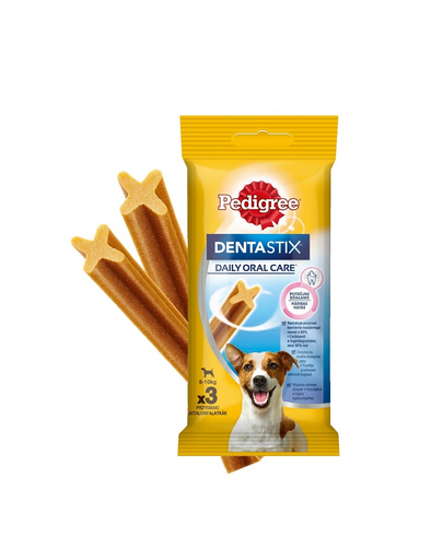 PEDIGREE DentaStix recompensa dentitie caini talie mica 3 buc - 45g