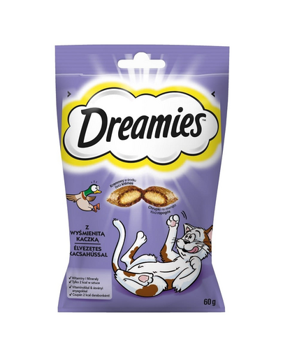 DREAMIES Dreamies recompense cu rata pentru pisici 60 g