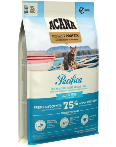 ACANA Pacifica Cat 4,5 kg hrana pentru pisici de toate varstele, cu peste