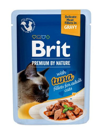 BRIT Premium Cat Fillets in Gravy 24x85g file ton in sos hrana pisica