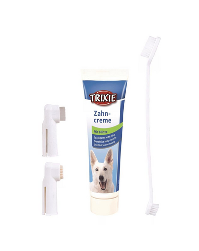 TRIXIE Kit de curățare a dinților pentru câini