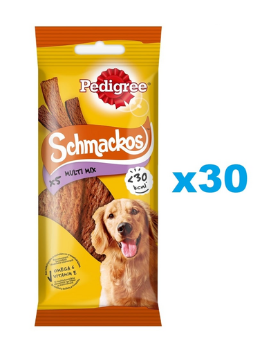 PEDIGREE Schmackos Multi Mix 30x36 g recompense pentru caini