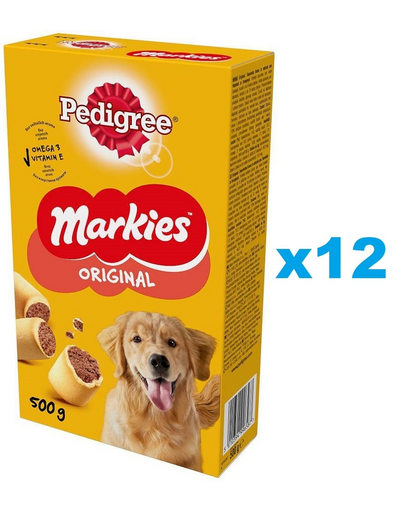 PEDIGREE Markies Original 12x500g Biscuiti pentru caini