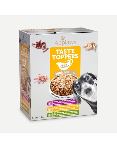 APPLAWS Applaws Dog Tin 8x156g Gravy Multipack Hrana umeda caine