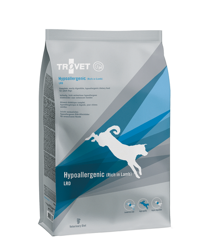 TROVET Hypoallergenic LRD Lamb Hrana uscata pentru caini cu sensibilitati alimentare 10 kg