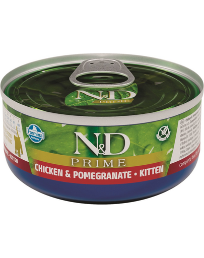 FARMINA N&D PRIME Kitten Chicken&Pomegranate conserva…