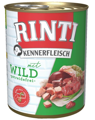 RINTI Kennerfleisch Hrana umeda pentru caini, cu vanat 400 gr