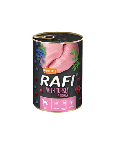 DOLINA NOTECI RAFI hrană umedă pentru câini, curcan 400 g