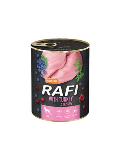 DOLINA NOTECI RAFI Turkey Conserve caii adulti, cu curcan 5 x 800 g
