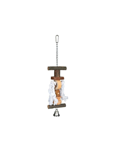 TRIXIE Natural Living toy cu clopoțel/sfoară 38 cm