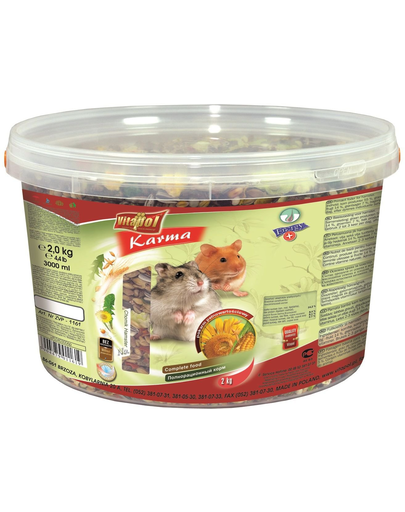 VITAPOL Hrană pentru hamster 2 kg