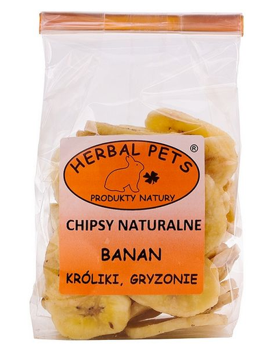Herbal PETS Chipsuri banane 75 g