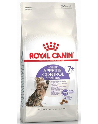 Royal Canin Sterilised 7+ Apetite Control Hrană Uscată Pisică 400 g