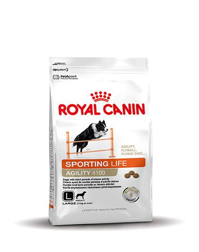 ROYAL CANIN Sporting L Life Agility 4100 Hrana Uscata Caini Adulti Activi, Rase Mari 15 Kg