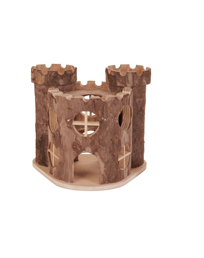 TRIXIE Castel din lemn pentru hamster 15 x 11 x 14 cm