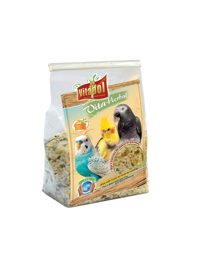 Vitapol hrana complementara pentru pasari, cu orez si fructe 130 g