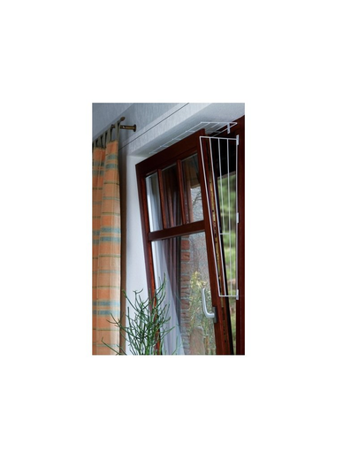 TRIXIE Grătar de protecție pentru geamuri rabatate alb Fera