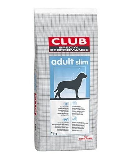ROYAL CANIN Club Adult Slim hrana uscata caini adulti cu tendinta de ingrasare 15 kg