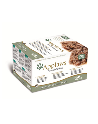 APPLAWS Conserve pentru pisici 60 g x 8 Multipack selectie de peste