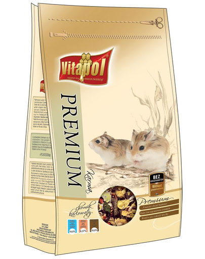 VITAPOL Hrană Premium pentru hamster pitic 750 g