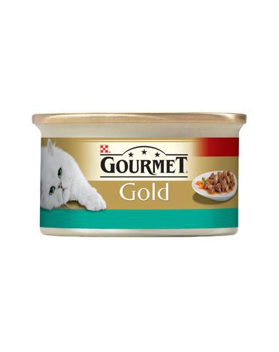Gourmet Gold somon și pui în sos 85 g