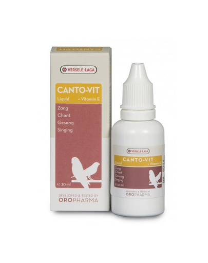 VERSELE-LAGA Canto-Vit Liquid  - Preparat cu vitamine pentru cântat și fertilitate 30ml