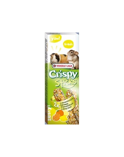 VERSELE-LAGA Crispy Stick Guinea Pigs-Chinchillas Citrus Fruit 70 g - gustare