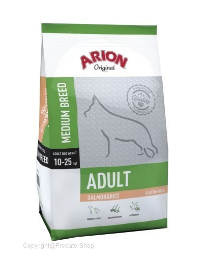 ARION Original Adult Medium - Hrană uscată pentru câini cu somon și orez 3 kg