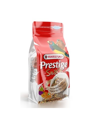 VERSELE LAGA Prestige Snack Finches 125 g Gustare cu fructe și insecte pentru păsări tropicale