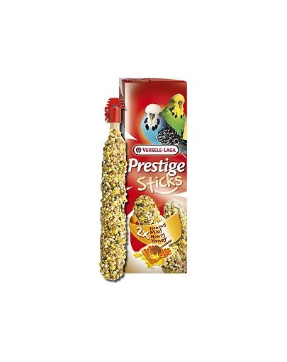 VERSELE LAGA Prestige Sticks Budgies Honey 60 g Gustare cu miere pentru peruș