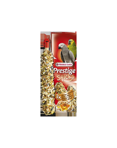 VERSELE LAGA Prestige Sticks Parrots Nuts&Honey 140 g Gustare cu nuci și miere pentru papagali