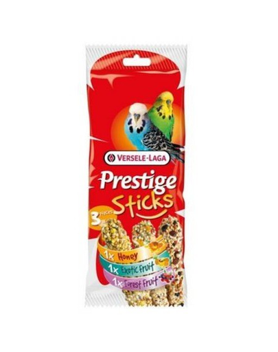 VERSELE LAGA Prestige Sticks Canaries Triple Variety Pack 90 g Mix 3 snackuri pentru canari