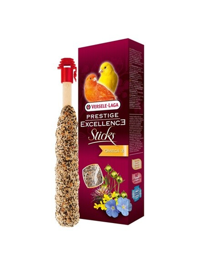VERSELE-LAGA Prestige Excellence Sticks Omega 3, 60 g snack pentru canari