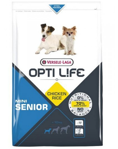 VERSELE-LAGA Opti Life Senior Mini hrana uscata pentru caini seniori de talie mica 2,5 kg