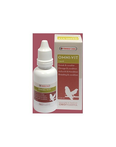 VERSELE-LAGA Omni-Vit Liquid - Preparat cu vitamine pentru păsări 30ml