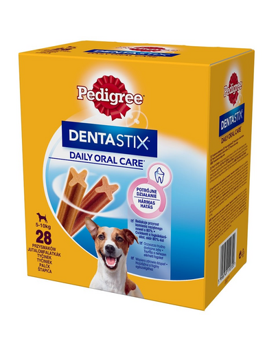 PEDIGREE DentaStix (rase mici) recompensa dentara caini 112 buc - 110g x 16