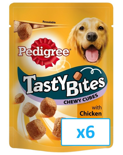 PEDIGREE Tasty Bites Chewy Cubes 6x 130 gr 130 imagine 2022