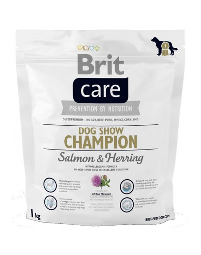 BRIT Care Dog Show Champion Hrana pentru caini de competitie, hipoalergenica 1 kg