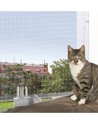 TRIXIE Plasă pentru pisici 75 x 2 M transparentă