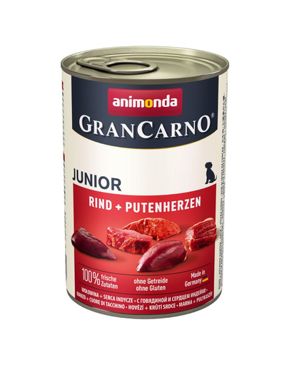ANIMONDA Grancarno Junior inimi de vită și curcan 400 gr 400 imagine 2022