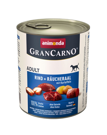 ANIMONDA Grancarno Adult vită, angușă afumată și cartofi 800 gr