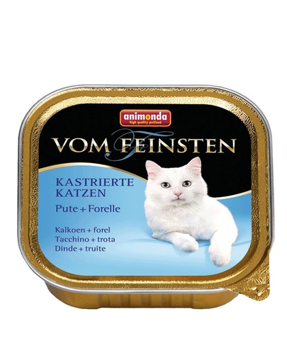 ANIMONDA Hrană umedă pentru pisici sterilizate curcan păstrăv 100 g