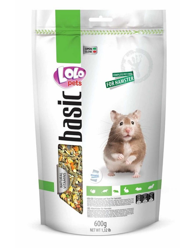 LOLO PETS Mâncare pentru hamster 600 g